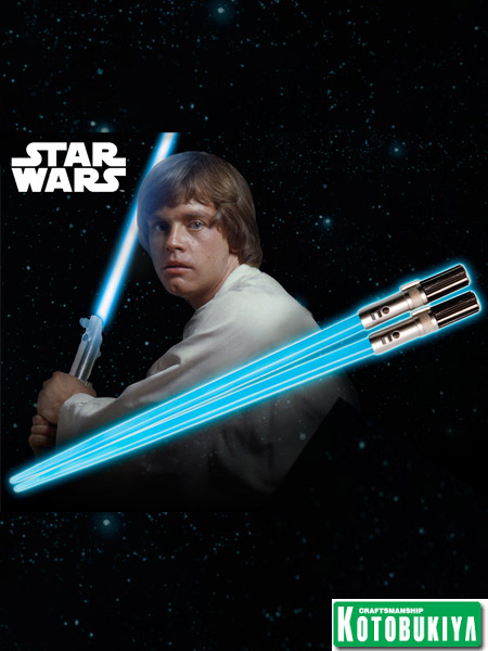 Kotobukiya Star Wars Luke Skywalker Lightsaber Chopsticks Set